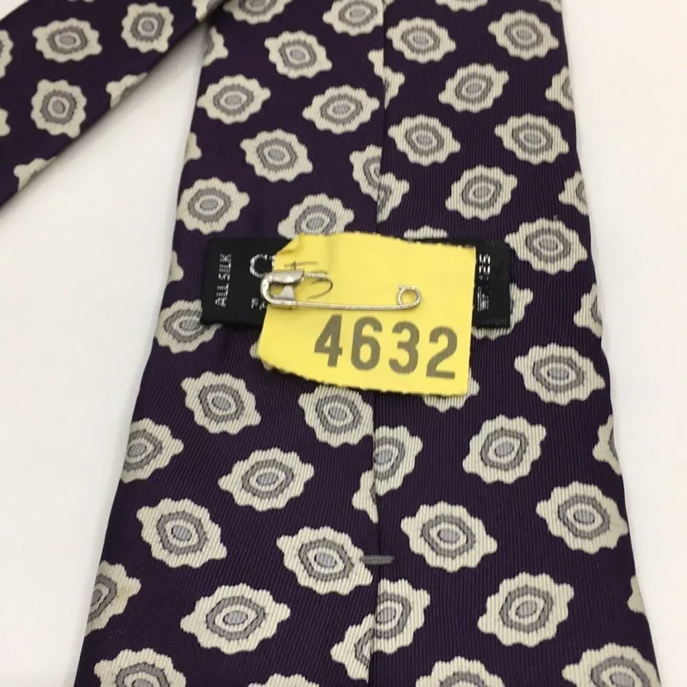 Vintage Christian Dior Silk Paisley Tie Made in USA w/ Silk Fabric from France